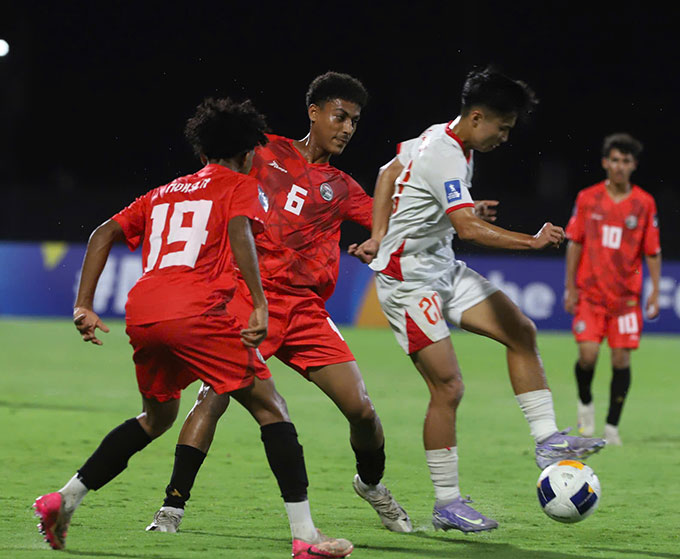 U17 Việt Nam trở lại mặt đất, hướng tới trận đấu với Hàn Quốc - Ảnh: VFF 