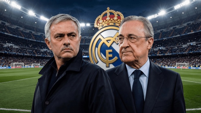 HLV Jose Mourinho đang được coi là giải pháp lý tưởng để dập lửa tại Real Madrid.