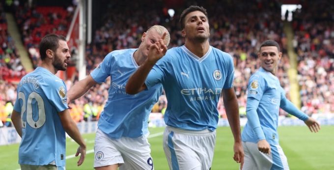 Nhưng ở mùa này, số trận Man City thắng với Rodri ít hơn số trận họ thắng mà không có tuyển thủ Tây Ban Nha