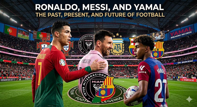 Messi cho rằng Yamal sẽ là người kế nhiệm kỷ nguyên của mình và Ronaldo