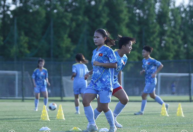 U17 nữ Việt Nam hoàn tất khâu chuẩn bị cho trận tứ kết với U17 nữ Australia