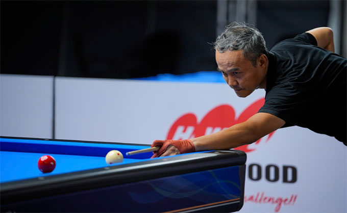 Cơ thủ Phạm Cảnh Phúc vô địch nội dung carom 1 băng