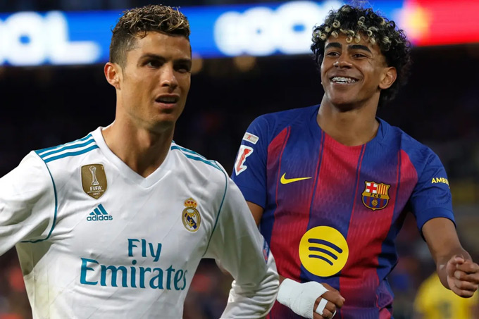 Ở tuổi 18, Lamine Yamal đã vượt Ronaldo ở La Liga