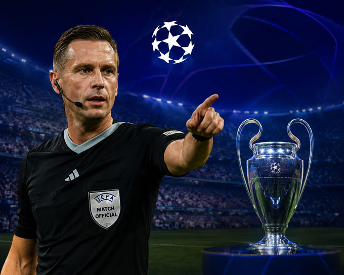 Trọng tài người Đức Daniel Siebert sẽ điều khiển trận chung kết Champions League 2026 giữa PSG và Arsenal.