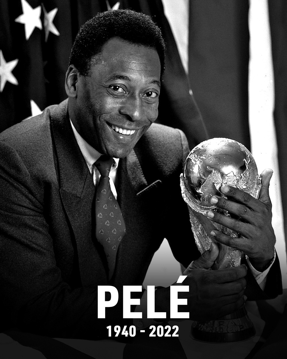 Pele giã từ cõi đời vào năm 2022, cũng là năm tổ chức kỳ World Cup đầu tiên vào mùa Đông