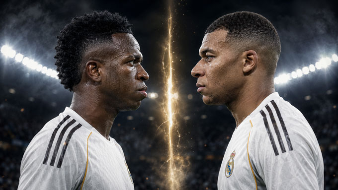 Vinicius và Mbappe được cho là không hòa thuận với nhau