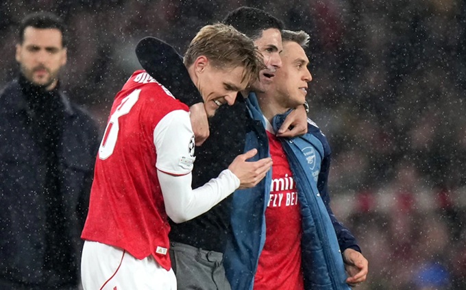 HLV Mikel Arteta và các học trò
