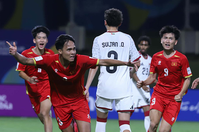 U17 Việt Nam khiến cả châu Á phải ngả mũ nể phục - Ảnh: VFF 
