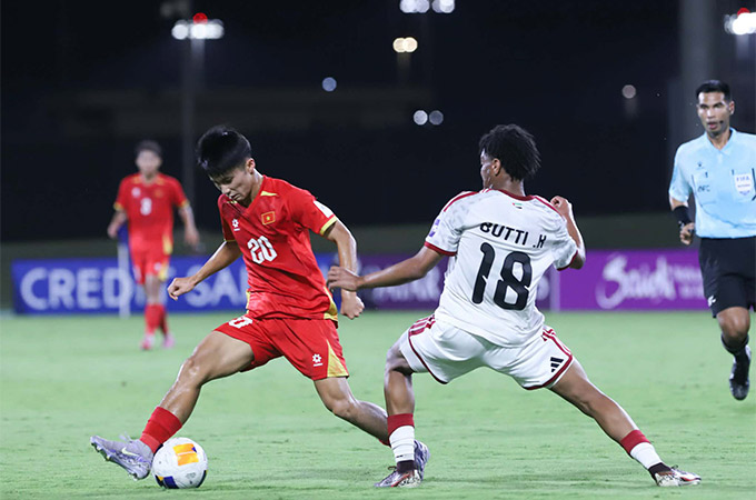U17 Việt Nam ngược dòng thắng UAE, giành vé dự World Cup đầy thuyết phục - Ảnh: VFF 
