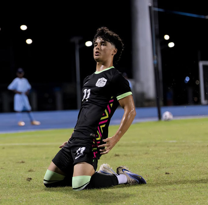 Max đã ghi 3 bàn cho U17 Australia từ tháng 9/2025 đến nay - Ảnh: Instagram nhân vật