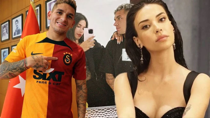 Torreira và bạn gái xinh đẹp Devrim Ozkan