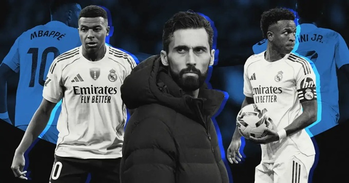 Arbeloa đối xử không đồng nhất giữa Vini và Mbappe