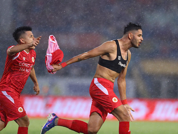 CLB Công an Hà Nội vô địch V.League sớm trước 3 vòng đấu - Ảnh: Minh Tuấn 