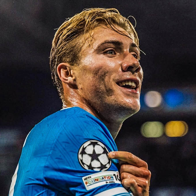 Hojlund sẽ gắn bó dài hạn với Napoli - Ảnh: @SimplyUtd