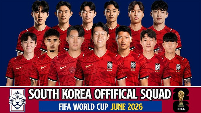 Son Heung-min sẽ là đầu tàu của ĐT Hàn Quốc tại World Cup 2026