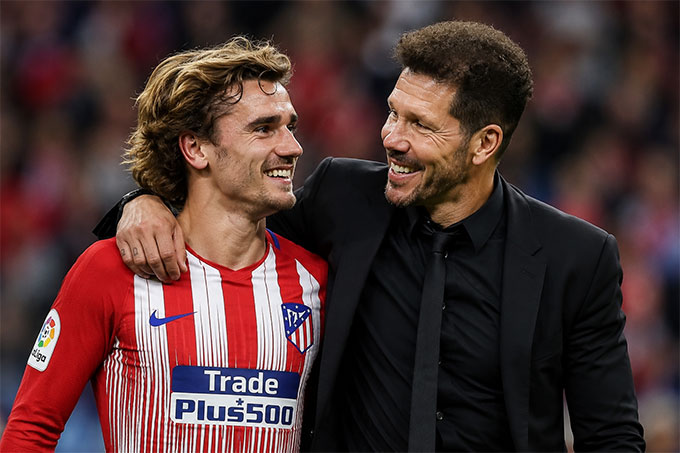 Griezmann là trò cưng của HLV Simeone ở Atletico