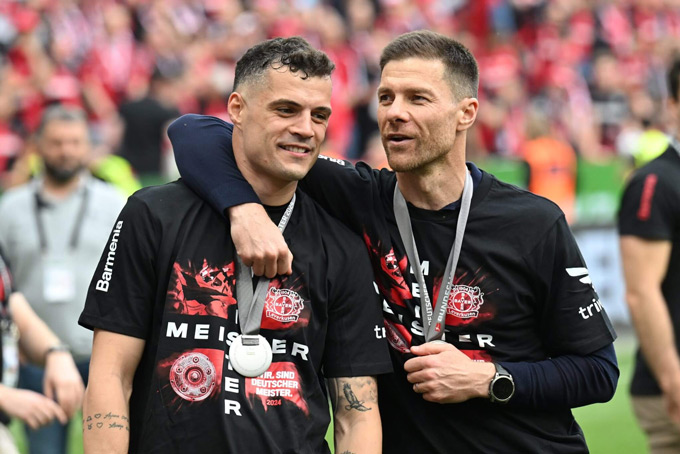 Xhaka từng là một trong những mắt xích quan trọng nhất của Alonso tại Leverkusen