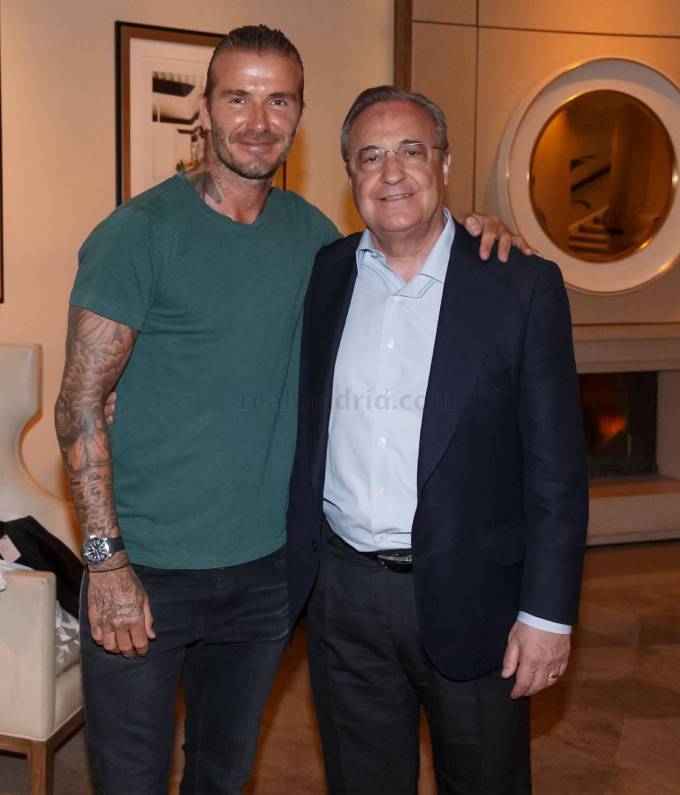 David Beckham cũng đang áp dụng lại cách làm của Perez ở Inter Miami (ảnh: Realmadrid.com)
