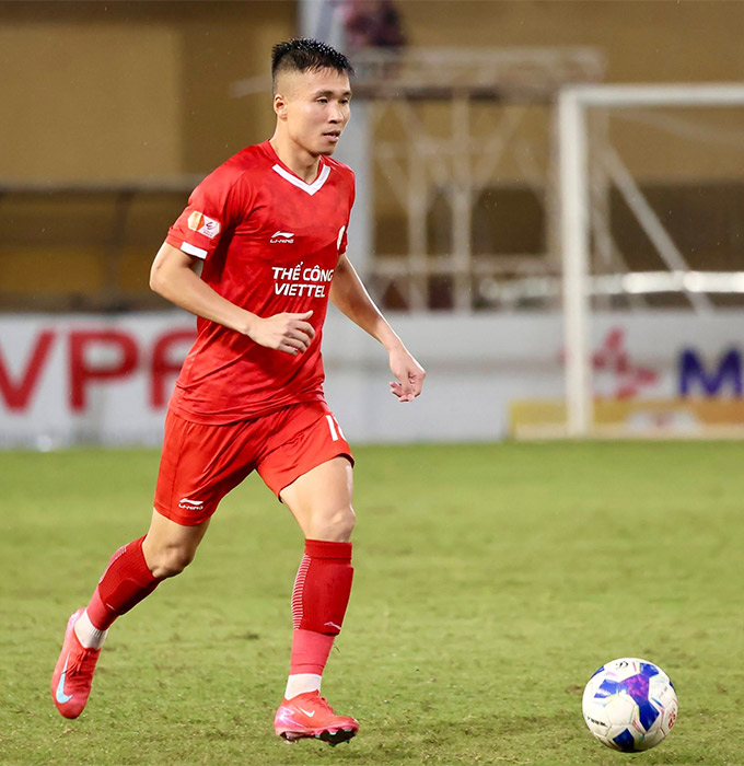 Đinh Viết Tú trưởng thành từ lò đào tạo Nam Định và hiện đang là trụ cột quan trọng của Thể Công Viettel - Ảnh: FBNV