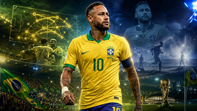Neymar có tên trong danh sách 26 cầu thủ Brazil dự World Cup 2026