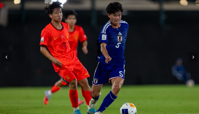 U17 Nhật Bản (xanh) sẽ lại thắng trước U17 Trung Quốc (đỏ)?