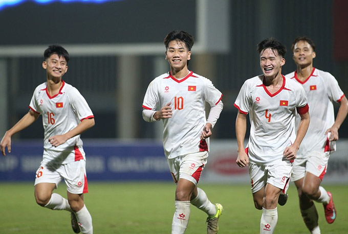 U17 Việt Nam có 66,66% cơ hội vượt qua vòng bảng trên lý thuyết - Ảnh: VFF 