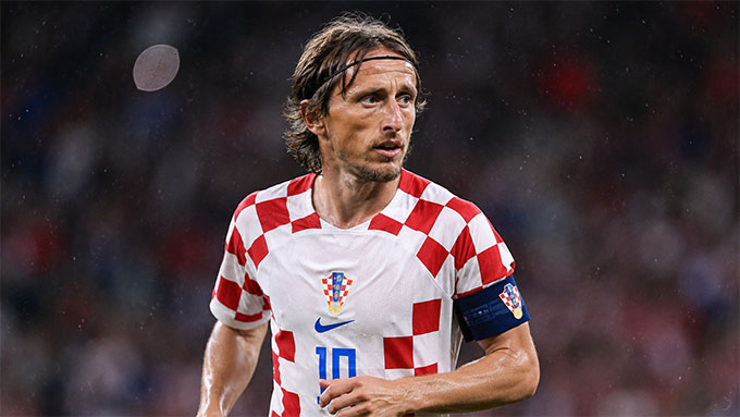 Tiền vệ Luka Modric vẫn là đầu tàu của ĐT Croatia dù đã ngoài 40 tuổi