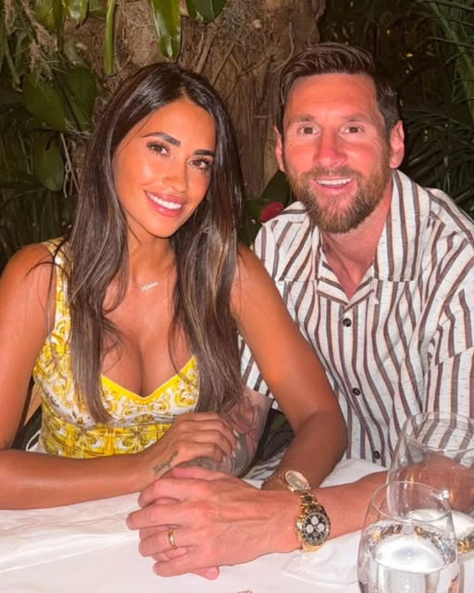 Vợ chồng ngôi sao người Argentina, Lionel Messi
