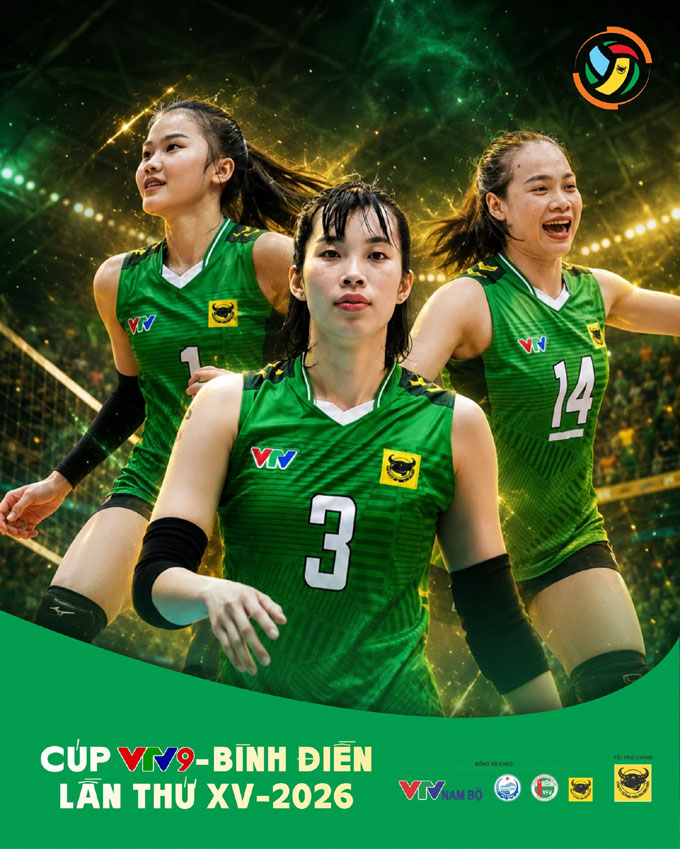 Bộ ba tấn công nổi bật của VTV Bình Điền Long An