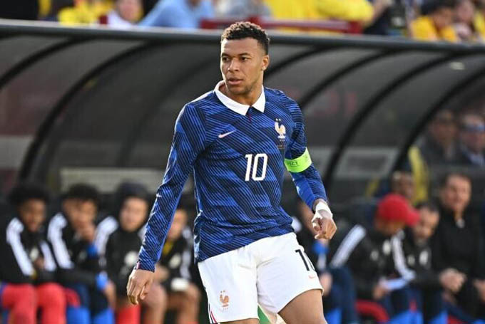 Mbappe vẫn nhận số 10 ở ĐT Pháp - Ảnh: @lequipe