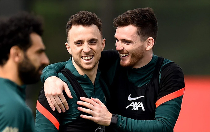 Andy Robertson chia sẻ rằng, Liverpool đã bị tổn thương sâu sắc sau sự ra đi của Diogo Jota