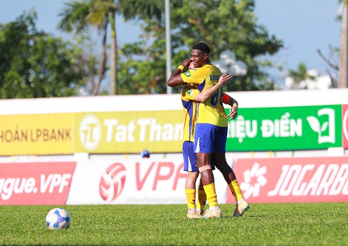 Bruno ghi đến 4 bàn thắng. Ảnh: Bắc Ninh FC 
