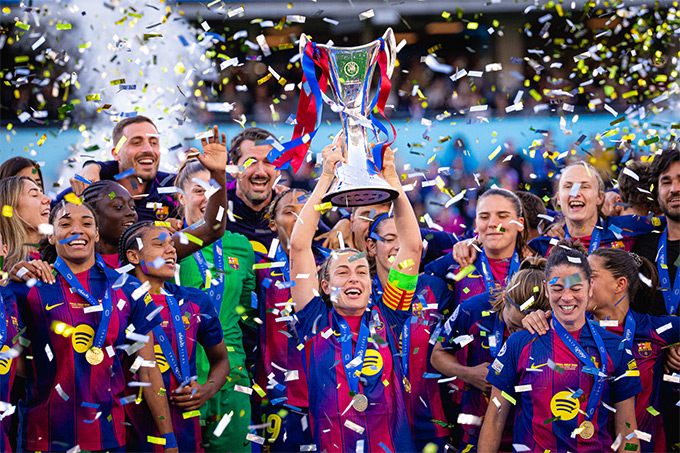 Nữ Barca có chiến thắng thuyết phục trước Nữ Lyon