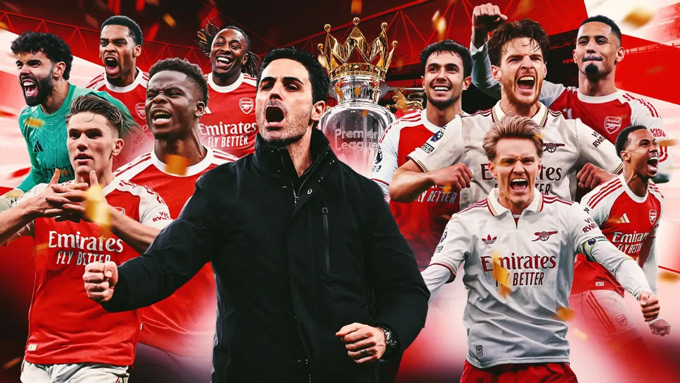 Arsenal đã vô địch Ngoại hạng Anh