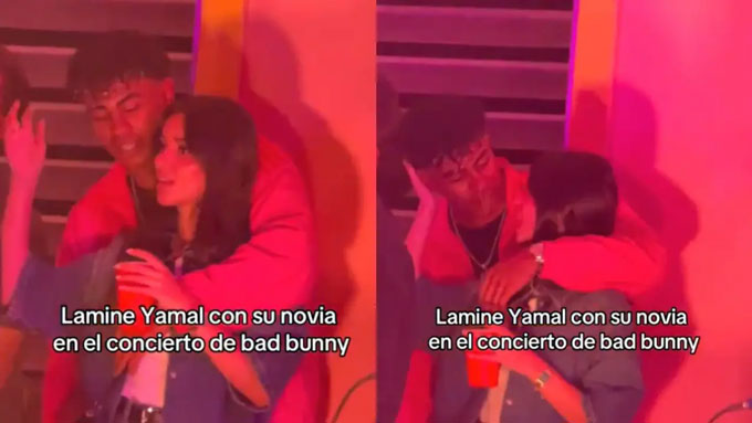 Hình ảnh gây tranh cãi của Yamal và Ines 