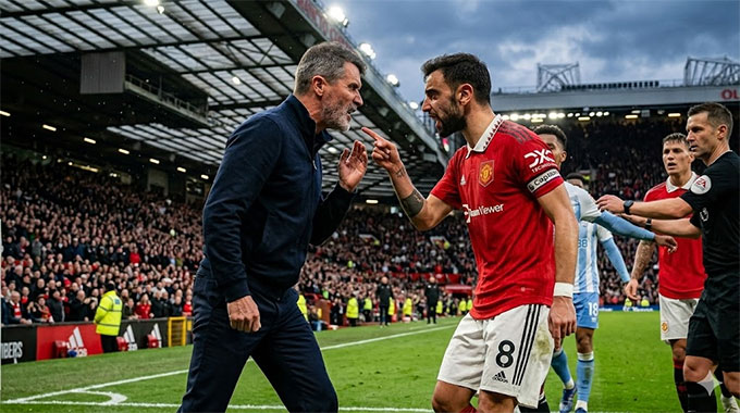 Bruno không ngại gọi Keane là đồ dối trá