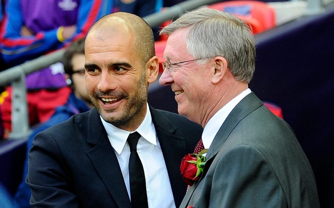 Ai là HLV xuất sắc nhất Premier League: Pep Guardiola hay Ferguson?