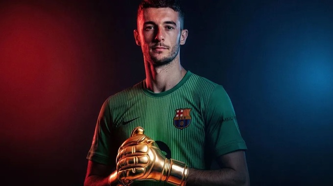Joan Garcia là thủ môn xuất sắc nhất La Liga mùa 2025/26. Ảnh: FC Barcelona
