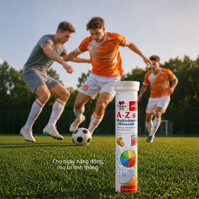 Giải nhiệt mùa hè, duy trì thể trạng với hơn 21 vitamin & khoáng chất từ TPBVSK A-Z FIZZ 