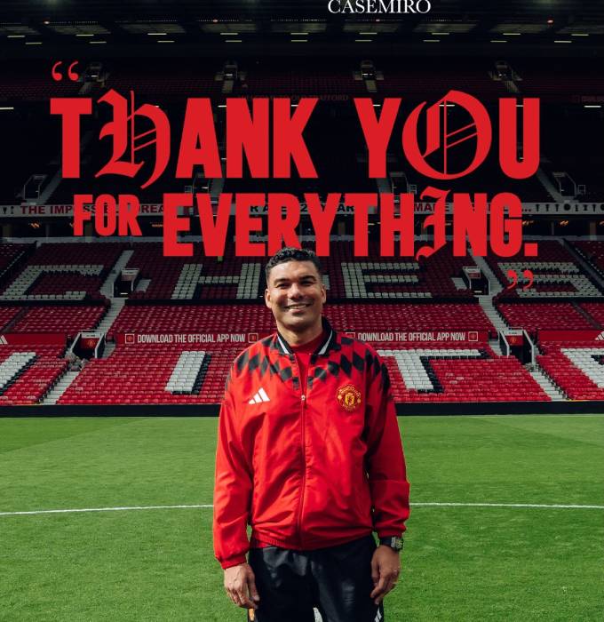 Casemiro đã chơi trận cuối cùng cho MU (ảnh: facebook CLB)