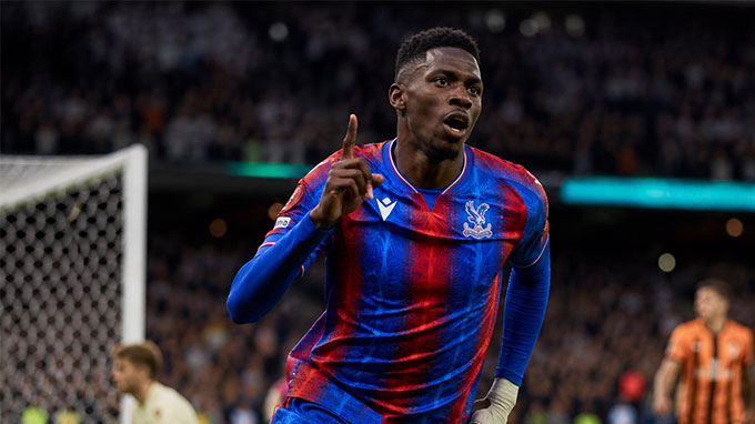 Sarr đã ghi 21 bàn cho Crystal Palace mùa này