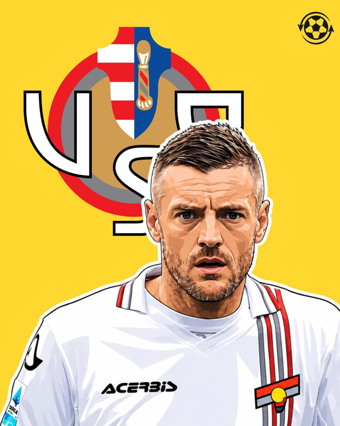 Vardy chuẩn bị rời Cremonese sau khi CLB xuống hạng - Ảnh: @DeadlineDayLive
