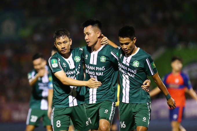 Đồng Nai rất có thể sẽ lên ngôi vô địch ở vòng 21 tới. Ảnh: Anh Khoa 