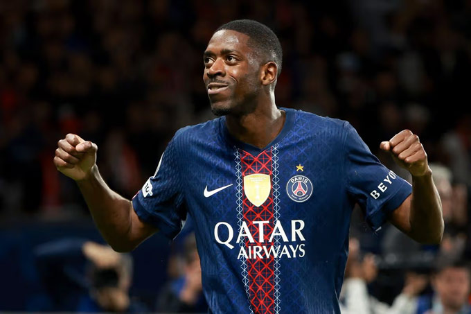 Dembele là một trong số những cầu thủ đá rất ít tại Ligue 1 mùa này