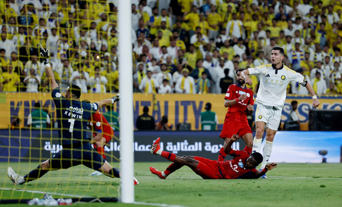 Ronaldo đã tỏa sáng dưới áp lực lớn trong trận gặp Damac để giúp Al Nassr vô địch Saudi Pro League