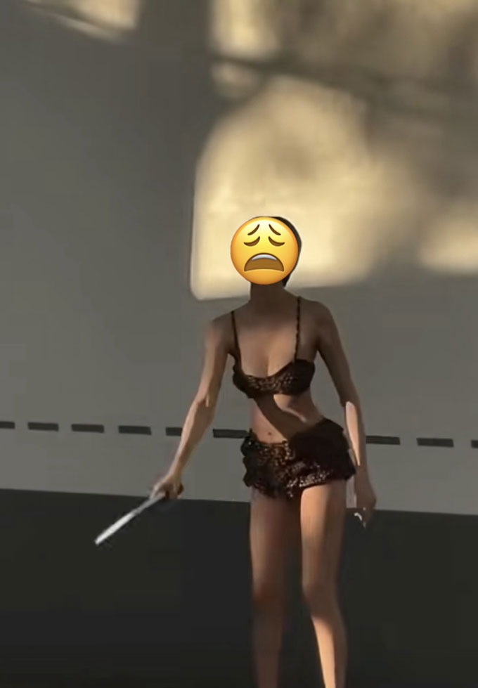 Hình ảnh ghi lại từ clip - Ảnh: internet