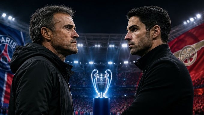 Enrique và Arteta sẽ đối đầu với nhau ở chung kết Champions League 2025/26