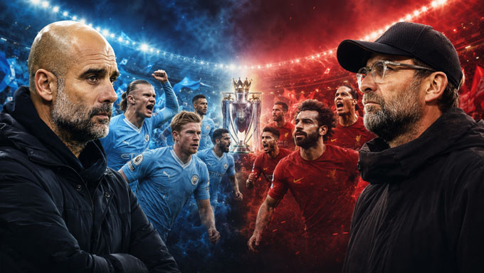 Man City của Pep và Liverpool của Klopp đã tạo ra cuộc ganh đua thế kỷ tại Premier League