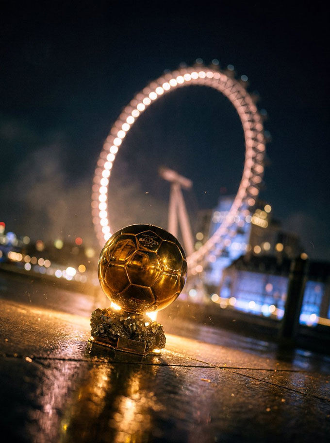Lễ trao giải Quả Bóng Vàng 2026 sẽ được chuyển từ Paris sang London - Ảnh: Fabrizio Romano