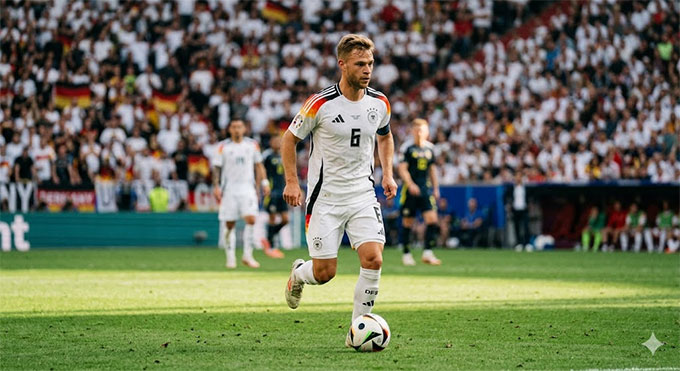 Kimmich có thể chơi được ở nhiều vị trí các nhau